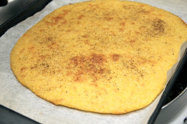 Baked Polenta Crust