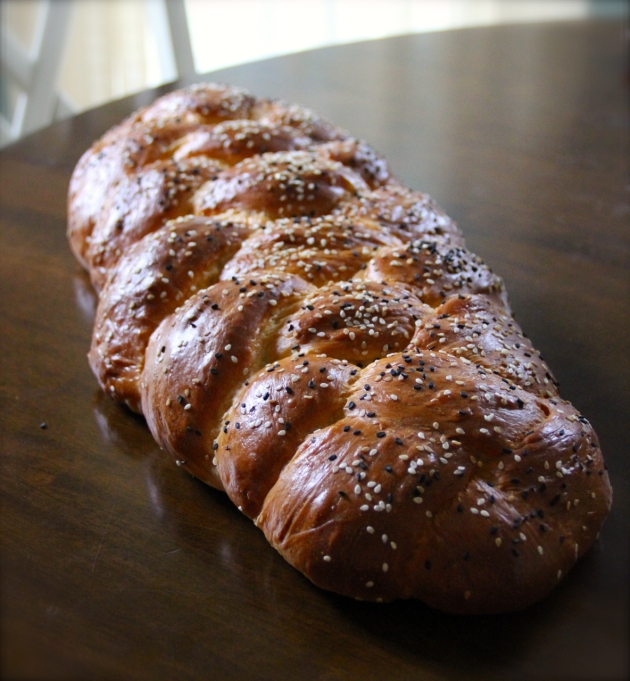 Challah. This thing was so big I didn't know how to photograph it